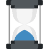 Hourglass Done Element from EmojiTwo Colors Set