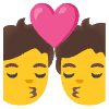 Kiss Element from Noto Emojis Set