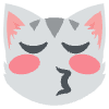 Kissing Cat Element from EmojiTwo Colors Set