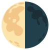 Last Quarter Moon Element from Noto Emojis Set