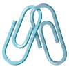Linked Paperclips Element from Noto Emojis Set