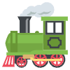 Locomotive Element from EmojiTwo Colors Set