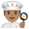 Man Cook Medium Skin Tone Element from Noto Emojis Set