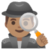 Man Detective Medium Skin Tone Element from Noto Emojis Set