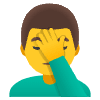 Man Facepalming Element from Noto Emojis Set