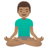 Man In Lotus Position Medium Skin Tone Element from Noto Emojis Set