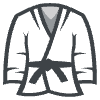Martial Arts Uniform Element from EmojiTwo Colors Set