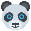 Panda Element from EmojiTwo Colors Set