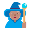 Person Mage Flat Medium Emoji from Fluent Emoji Flat Set | Free Download as SVG Vector and Transparent PNG | Streamline emojis