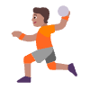 Person Playing Handball Flat Medium Emoji from Fluent Emoji Flat Set | Free Download as SVG Vector and Transparent PNG | Streamline emojis