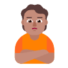 Person Pouting Flat Medium Element from Fluent Emoji Flat Set