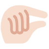 Pinching Hand Light Skin Tone Element from Twemoji Emoji Set