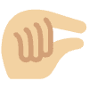 Pinching Hand Medium Light Skin Tone Element from Twemoji Emoji Set