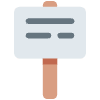 Placard Element from Twemoji Emoji Set