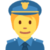 Police Officer Element from Twemoji Emoji Set