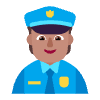 Police Officer Flat Medium Element from Fluent Emoji Flat Set