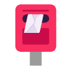 Postbox Flat Emoji from Fluent Emoji Flat Set | Free Download as SVG Vector and Transparent PNG | Streamline emojis