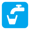Potable Water Flat Element from Fluent Emoji Flat Set