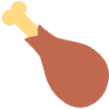 Poultry Leg Element from Twemoji Emoji Set