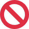 Prohibited Element from Twemoji Emoji Set