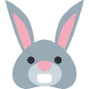 Rabbit Face Element from Twemoji Emoji Set
