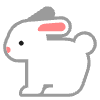 Rabbit Flat Element from Fluent Emoji Flat Set