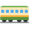 Railway Car Element from Twemoji Emoji Set