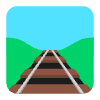 Railway Track Flat Element from Fluent Emoji Flat Set