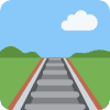 Railway Track Element from Twemoji Emoji Set