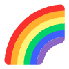 Rainbow Flat Element from Fluent Emoji Flat Set