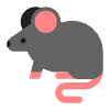 Rat Flat Element from Fluent Emoji Flat Set