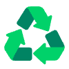 Recycling Symbol Flat Element from Fluent Emoji Flat Set