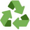Recycling Symbol Element from Twemoji Emoji Set