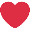 Red Heart Element from Twemoji Emoji Set