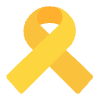 Reminder Ribbon Flat Element from Fluent Emoji Flat Set