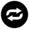 Repeat Button Element from EmojiTwo Black Set