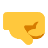 Right Facing Fist Flat Default Element from Fluent Emoji Flat Set