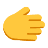 Rightwards Hand Flat Default Element from Fluent Emoji Flat Set