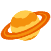 Ringed Planet Element from Twemoji Emoji Set