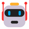 Robot Flat Element from Fluent Emoji Flat Set