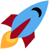 Rocket Element from Twemoji Emoji Set