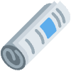 Rolled Up Newspaper Emoji from Twemoji Set | Free Download as SVG Vector and Transparent PNG | Streamline emojis