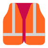 Safety Vest Flat Emoji from Fluent Emoji Flat Set | Free Download as SVG Vector and Transparent PNG | Streamline emojis