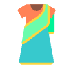 Sari Flat Element from Fluent Emoji Flat Set