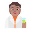 Scientist Flat Medium Element from Fluent Emoji Flat Set