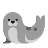 Seal Flat Element from Fluent Emoji Flat Set