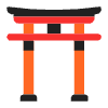 Shinto Shrine Flat Element from Fluent Emoji Flat Set