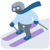 Ski Racer Element from Twemoji Emoji Set