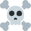 Skull And Crossbones Emoji from Twemoji Set | Free Download as SVG Vector and Transparent PNG | Streamline emojis