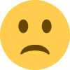 Slightly Frowning Face Emoji from Twemoji Set | Free Download as SVG Vector and Transparent PNG | Streamline emojis